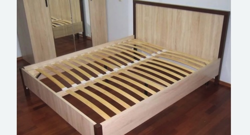 Сборка двухспальной кровати. Березники